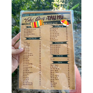 In Menu ép plastic cực cứng cáp theo yêu cầu