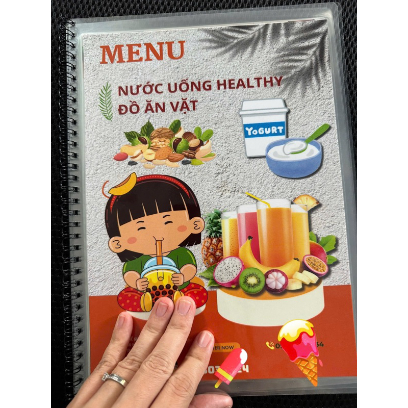 In Menu ép plastic cực cứng cáp theo yêu cầu