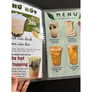 In Menu ép plastic cực cứng cáp theo yêu cầu