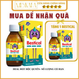 Canxi Sinh Học BESTICAL, canxi cho bé Kết Hợp Vitamin D3 K2, Giúp bổ sung canxi tăng chiều cao 120ml
