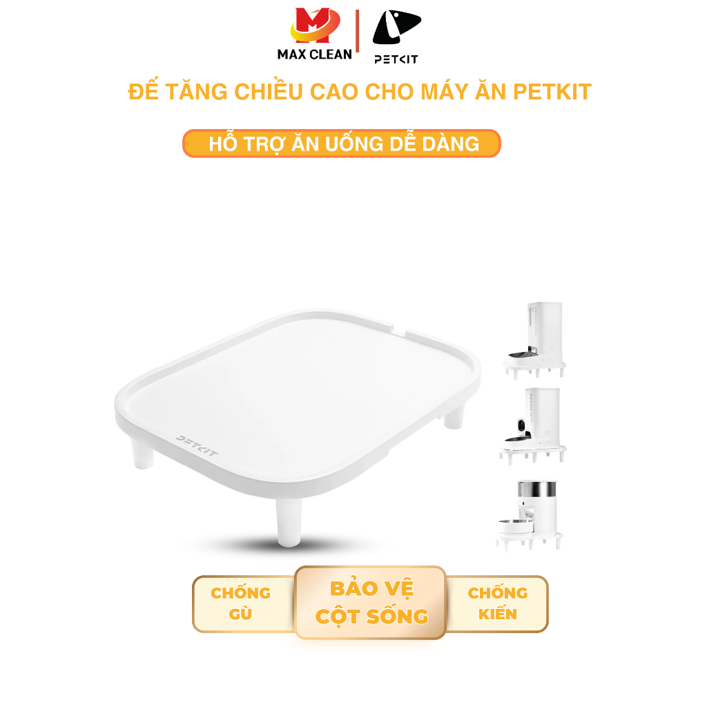 Khay nâng bát ăn PETKIT – Chống gù, bảo vệ cột sống cho mèo & chó, dùng cho Yumshare & Fresh Element