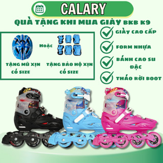 [TẶNG FULL BV+ NÓN] Giày Patin Flying Eagle BKB K9 Chính Hãng, Bánh Cao Su Đặc Êm Chân Có Phanh An Toàn Phiên Bản Mới