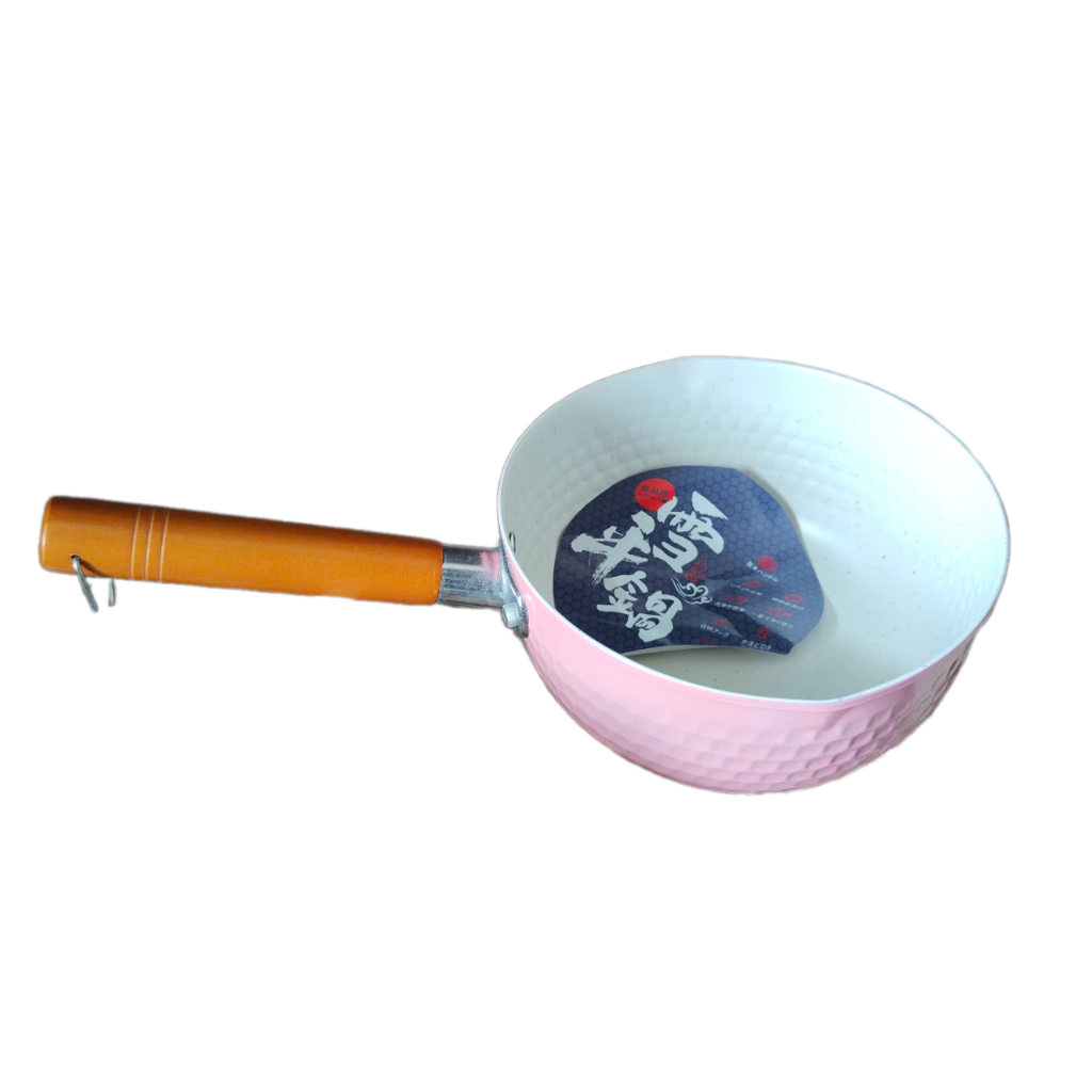 CHẢO, QUÁNH INOX 18CM (NHẬT) CÁN GỖ CHẢO NHÔM SÂU CHỐNG DÍNH