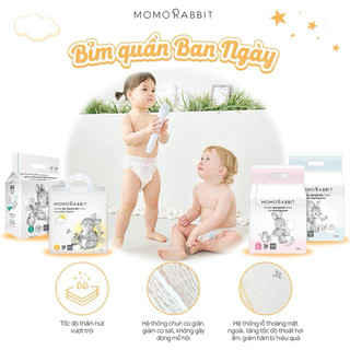 Tã Bỉm MOMO RABBIT Thỏ Hàn Quốc quần/dán đủ size
