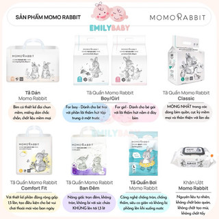 Tã Bỉm MOMO RABBIT Thỏ Hàn Quốc quần/dán đủ size