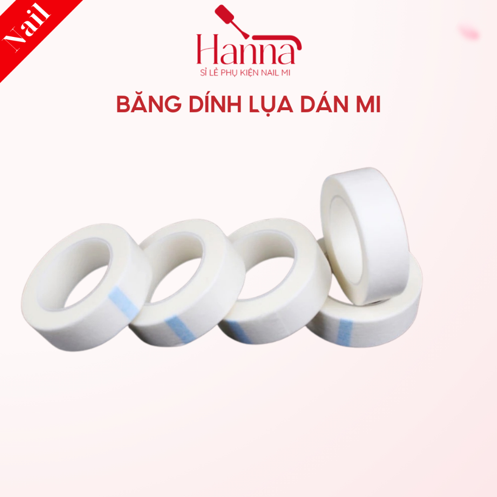 Băng dính lụa dán mi dưới nối mi [pk nail mi Hanna]