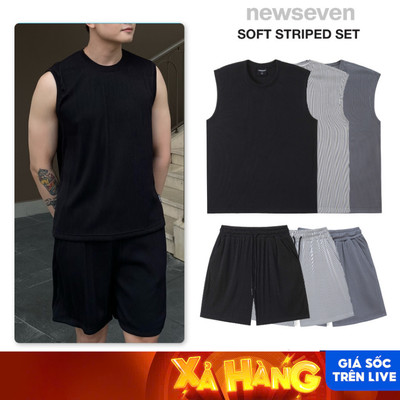 Set Tanktop NEWSEVEN Soft Striped SET.332