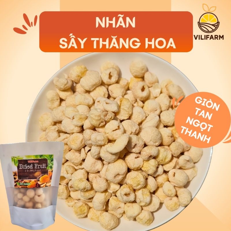 NHÃN HƯNG YÊN SẤY THĂNG HOA VILIFARM - không đường, không dầu