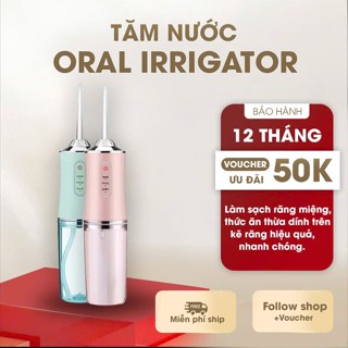 Máy Tăm Nước Cầm Tay Oral Irrigator - Tăm Nước Vệ Sinh Răng Miệng Hàng Chính Hãng