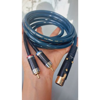 (BH 3 năm) Dây SUB điện DIY cao cấp Audio Phile England cho tiếng sâu và lực - dây tín hiệu Canon cái ra 2 AV đánh Sub