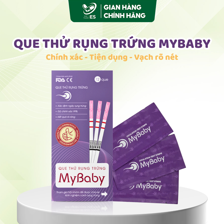 Que Thử Rụng Trứng MyBaby | Chính Xác, Giá Rẻ, Bản To, Dễ Nhìn