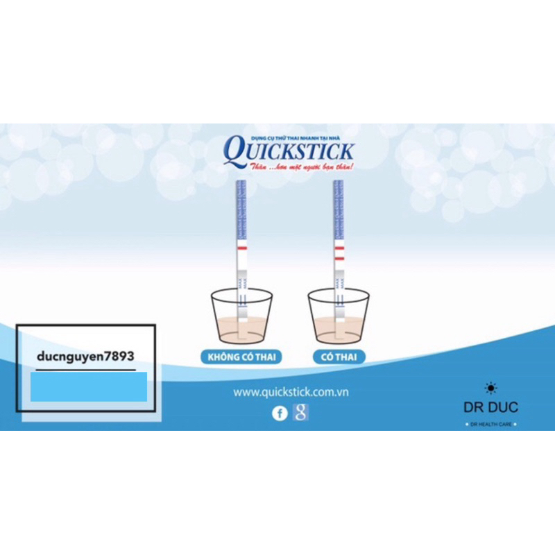 COMBO 2 QUE THỬ THAI QUICKSTICK NHẬP TỪ MỸ