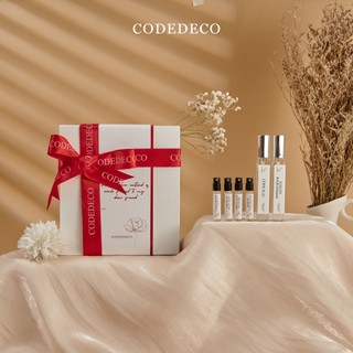 [SET QUÀ DÀNH CHO NAM] 02 chai tinh dầu nước hoa CODEDECO 10ml dạng xịt + 04 vial 2.5ml mùi ngẫu nhiên