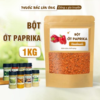 Bột ớt ngọt Paprika 1kg, ớt cựa gà Paprika không cay, màu đỏ tự nhiên dùng làm khô bò, kim chi