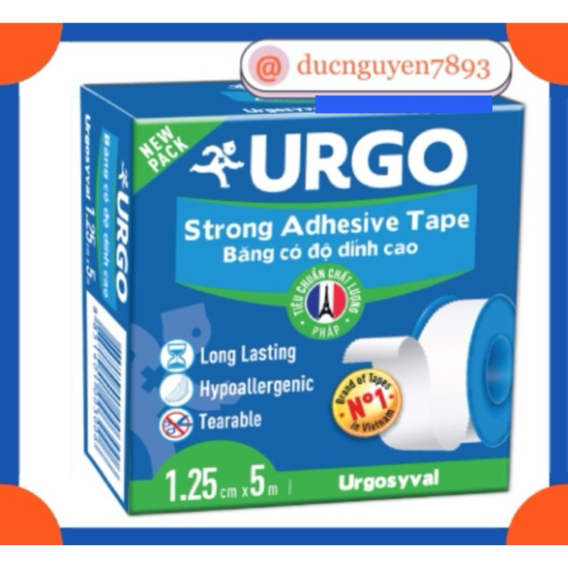 BĂNG KEO LỤA XÉ URGOSYVAL STRONG ADHESIVE TAPE