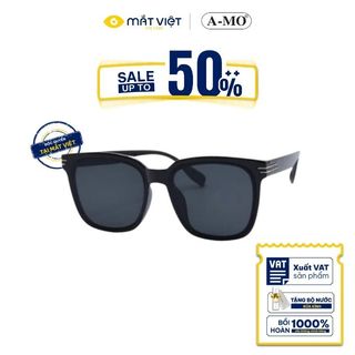  Kính Mát Unisex A-MO AMO038_C1.CS Chống UV400 Kính Mát Nam Kính Mát Nữ Kính Mát Mắt Việt 