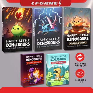 [CAO CẤP] Board Game Happy Little Dinosaurs Trò Chơi Khủng Long Vui Vẻ Mởrộng Perils Puberty Hazards Ahead Dating