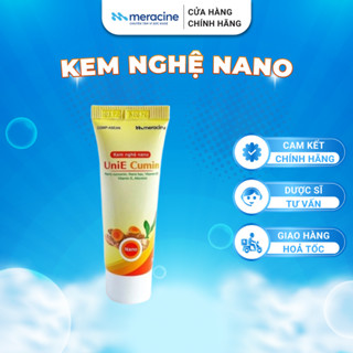 Kem Nghệ Nano UniE Cumin Meracine Giúp Ngừa Mụn, Giảm Thâm Sẹo, Dưỡng Da Sáng Khoẻ 20gr
