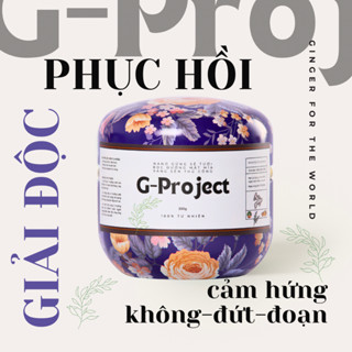 Nano Gừng Sẻ Tươi - Bọc Đường Mật Mía - Hộp Hoa Văn Tone Tím