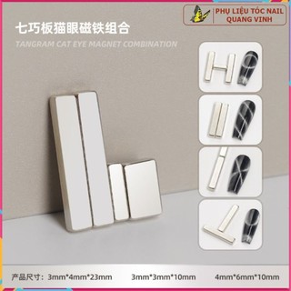 Nam châm làm sơn gel mắt mèo