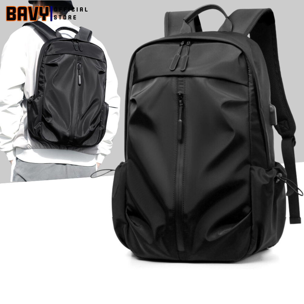 Balo nam chống nước đựng laptop quần áo, balo thể thao Ba Vy FASHION đi du lịch thời trang basic BL01