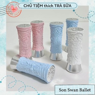   SẴN - Hỏa Tốc HCM  Son Môi Swan Ballet Flower Knows Họa Tiết Giày Múa Thiên Nga 
