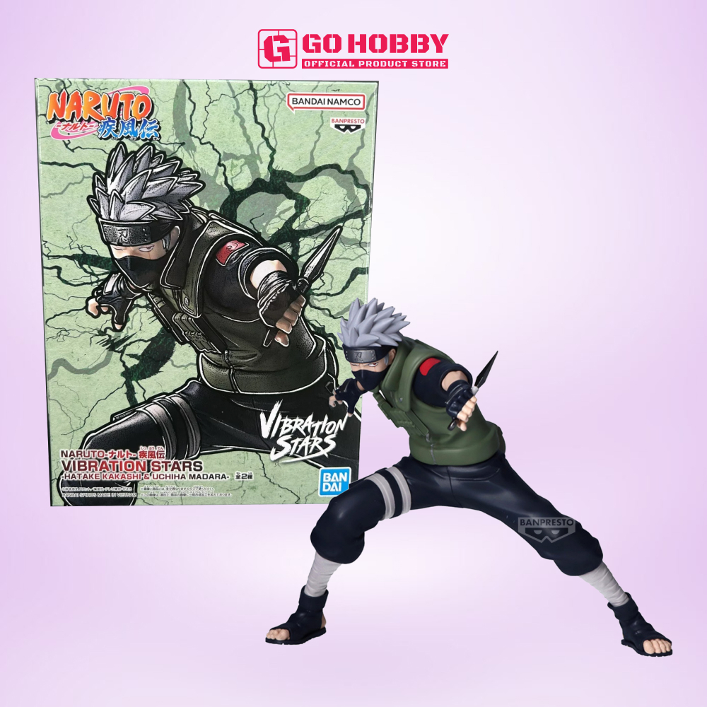 BANPRESTO | Naruto Shippuden Vibration Stars - Hatake Kakashi & Uchiha Madara (A.Hatake Kakashi) | Đ