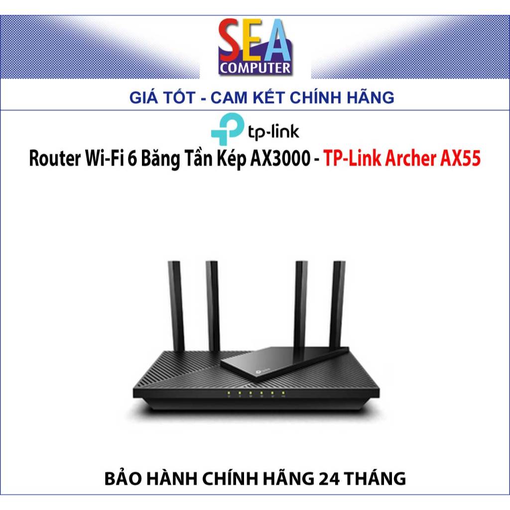 TP-Link  Router Wi-Fi 6 Gigabit AX3000 - Archer AX55