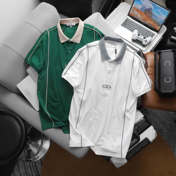 Áo POLO NAM Pack USA vải cá sấu lạnh cao cấp - FORMEN SHOP