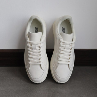  Giày Sneaker All White JOG04  chất liệu da Microfiber dày dặn  bảo hành 12 tháng   S3   