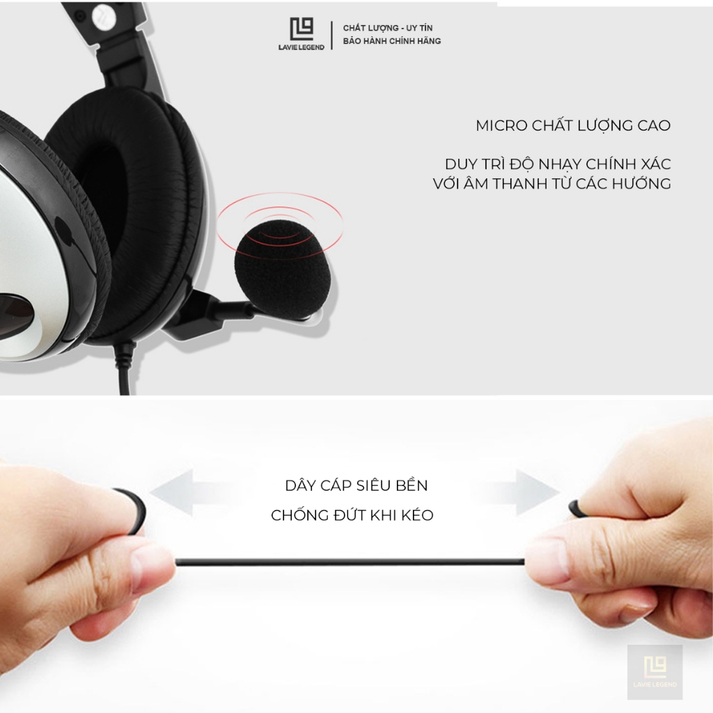Tai Nghe Chụp Tai Có Mic SALAR A566 Dùng Cho Máy Tính, Headphone PC Có Dây , Micro Đàm Thoại , Tai Nghe Học Online | BigBuy360 - bigbuy360.vn