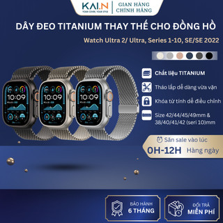  Dây Đeo Bằng Titanium Siêu Nhẹ Dành Cho Apple Watch Ultra 2  1 Apple Watch Series 10-1 SE SE 2022 Kai.N Titan Pro 