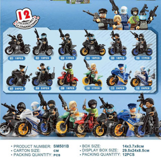 Đồ Chơi Lắp Ráp Mô Hình 3D Swat, Côn Trùng, Khủng Long, Sinh Vật Biển, Bằng Nhựa ABS An Toàn Cho Trẻ