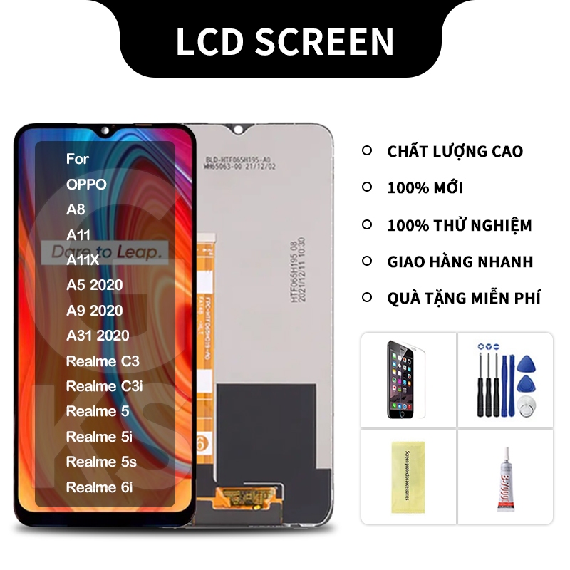  Màn hình thay thế Oppo A5 2020 A9 2020 A11 A11x A8 A31 2020 Realme C3 C3i 5 5i 5s 6i 