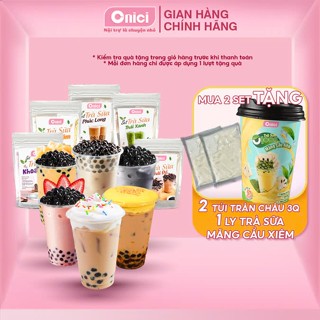 Set trà sữa phúc long thái xanh thái đỏ 15 vị tự chọn Bếp Của Mẹ Onici nguyên liệu nấu 30-35 ly