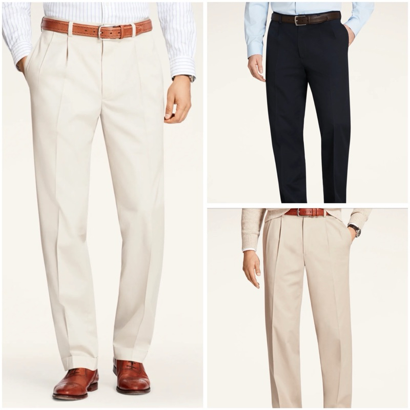 Quần Kaki chinos Form Traditional cao cấp Brooks Brothers