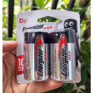 Vỉ 2 viên Pin đại D Energizer Alkaline 1.5v Max E95 chính hãng