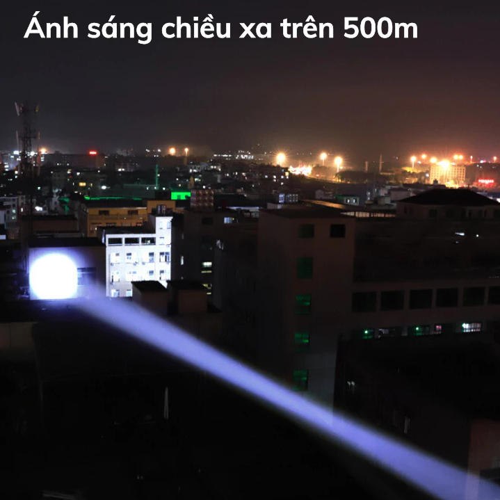 Đèn Pin Chiếu Sáng Asaki Đen Cầm Tay Có Thể Điều Chỉnh Xa Gần | BigBuy360 - bigbuy360.vn