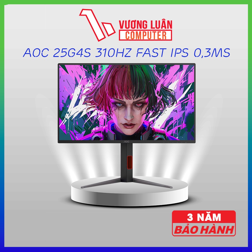 Màn hình AOC 25G4S/74 24.5 inch FHD Fast IPS 310Hz 0.3ms