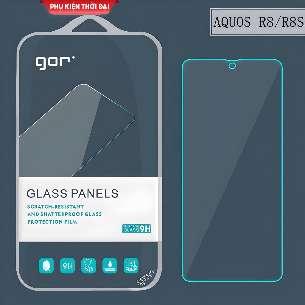Cường lực Gor Sharp Aquos R8 / R8s / R9 Pro / R9 trong suốt trơn mượt hạn chế vân tay