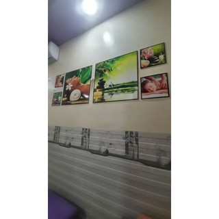 SET 6 TRANH SPA FOMEX DÁN TƯỜNG, TRANH DECOR TẶNG KÈM BĂNG DÍNH