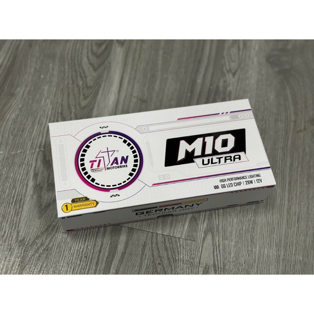 Trợ sáng titan M10 ultra v2 - Giá 1 đèn