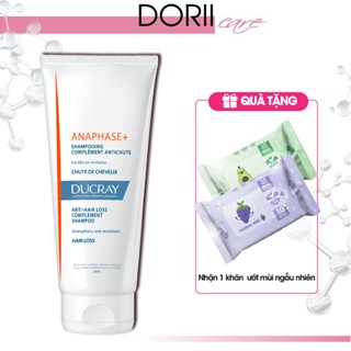 Dầu gội bổ sung dưỡng chất ngăn rụng tóc Ducray Anaphase+ Shampoo 200ml tặng khăn giấy