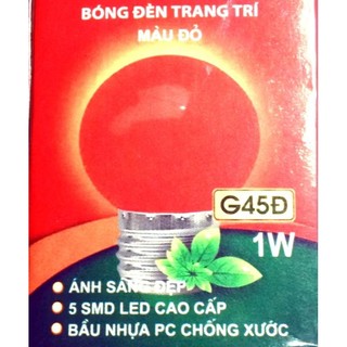 Bóng đèn led đỏ kiểu.1W