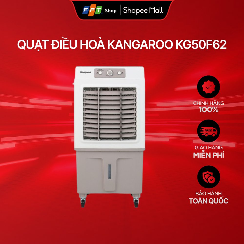 Quạt điều hoà Kangaroo KG50F62, lưu lượng gió 3700m3/h, làm mát đến 30m2