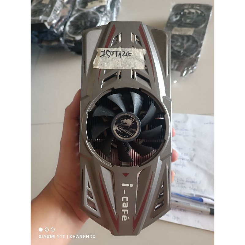 Tản nhiệt vga 750ti 1fan icafe colorful [nguyên cụm tản + heatsink]