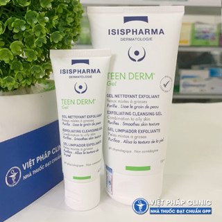 Gel rửa mặt giảm nhờn và ngăn ngừa mụn ISIS PHARMA TEEN DERM GEL