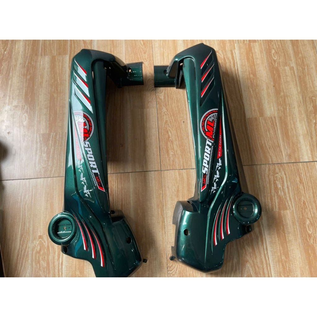 Ốp quây bình xe điện M133, Nhựa ốp bình xe điện M133 12a không có chắn xích, ốp sườn xe điện M133