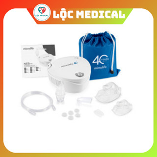 MÁY XÔNG MŨI HỌNG MICROLIFE NEB210 XÔNG KHÍ DUNG  điều chỉnh tốc độ phun