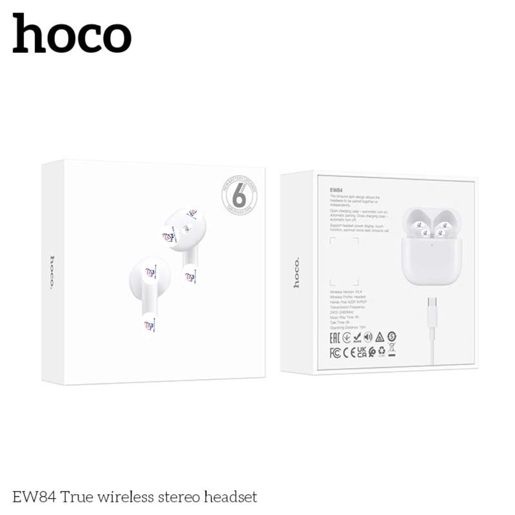 Tai nghe nhét tai không dây V5.4 Hoco EW84 pin 6h, tương thích nhiều thiết bị